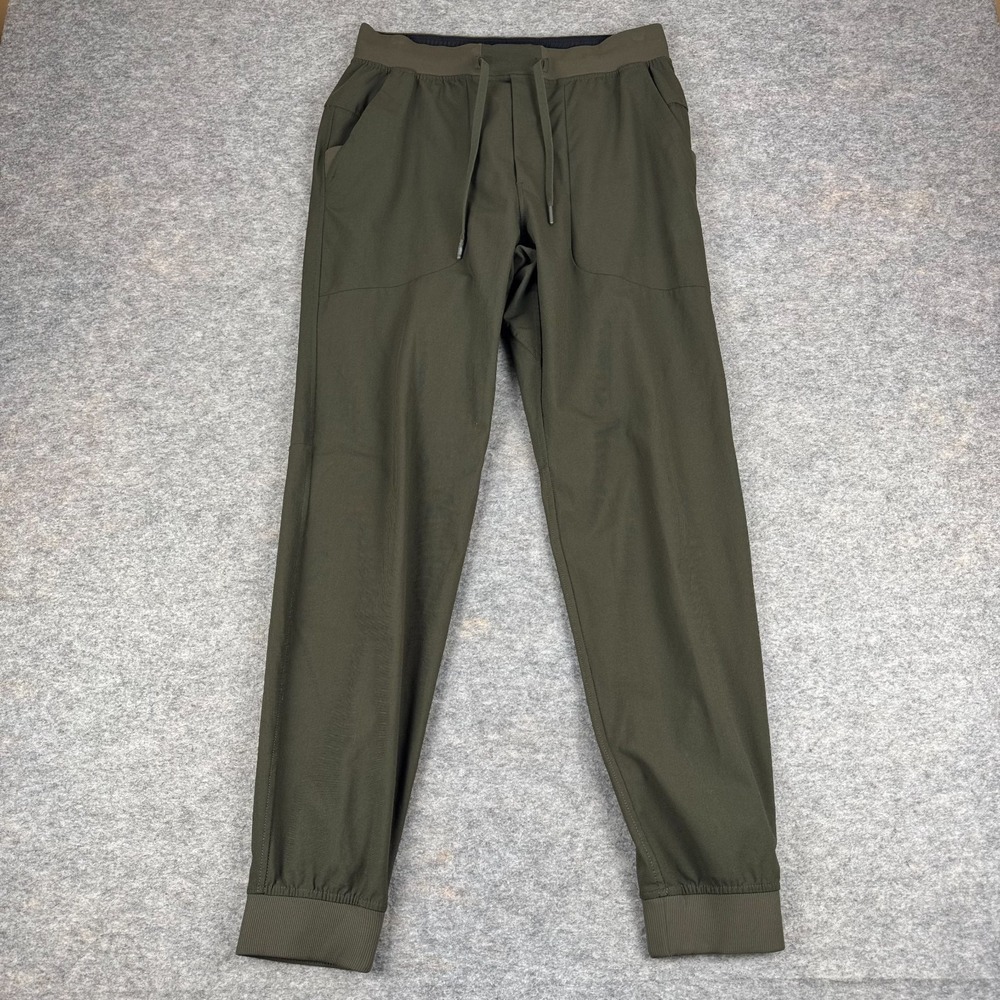 Lululemon ABC Jogger 31" Lined Warpstreme M5AOLS Green Mens Medium M